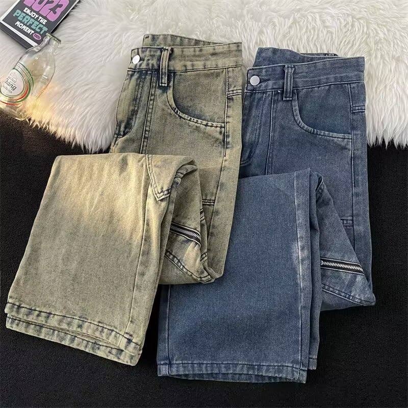 Tourtiwi - Wholesale Jeans - Men's - men's loose large size wide leg jeans6