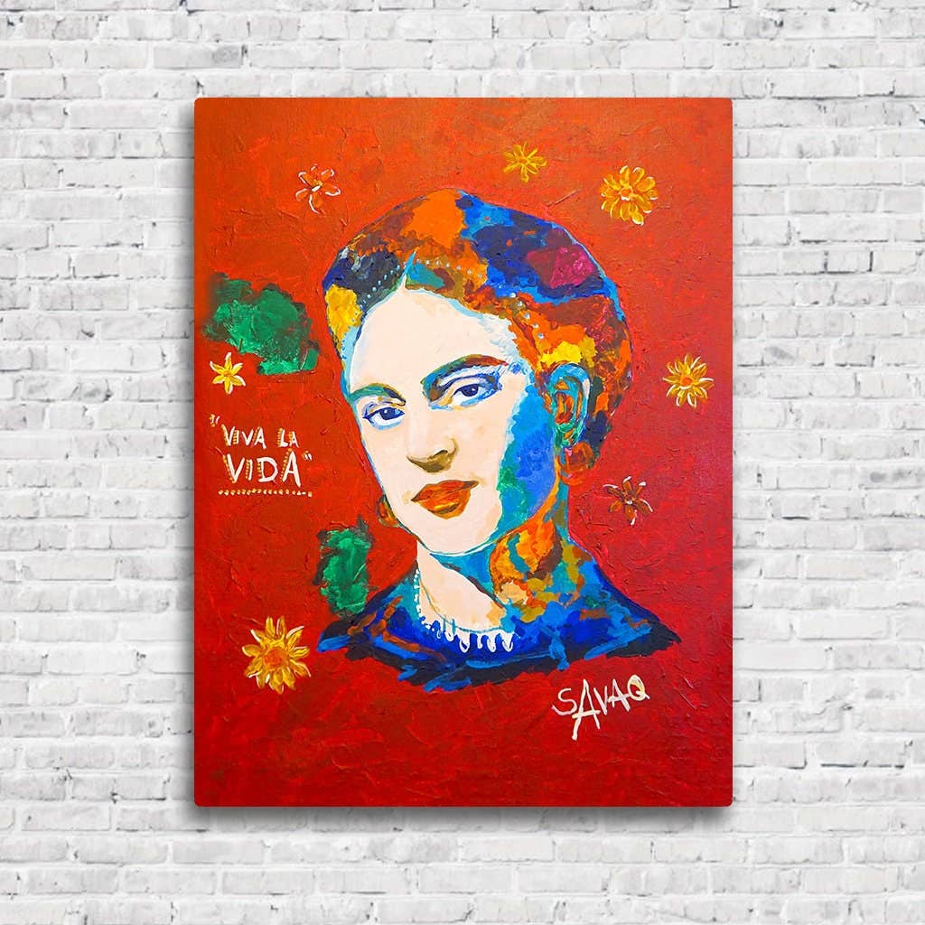 SAVAQ - Wholesale Art print - Frida Kahlo, Painting Printed On Canvas Wall Art Picture For Room Decor, Modern Artwork,music Poster (no Framed)