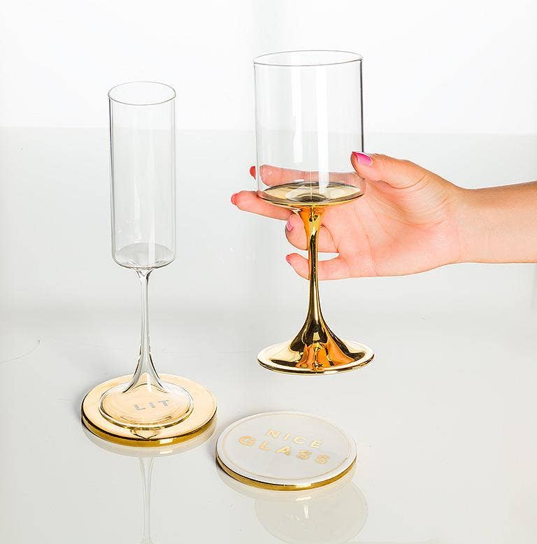 Abbott - Wholesale Coasters - S/4 Drunk Expressions Coasters-4"D3