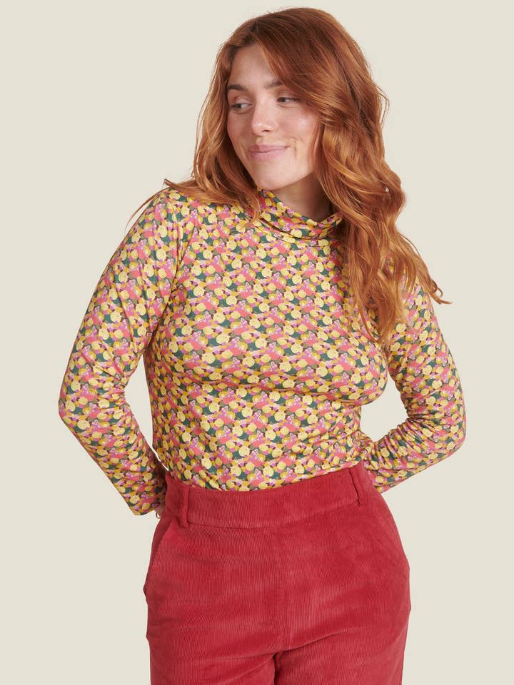 MADE IN SENS - Wholesale Blouse - Women's - TECRO MULTICOLORED WALKWAY1