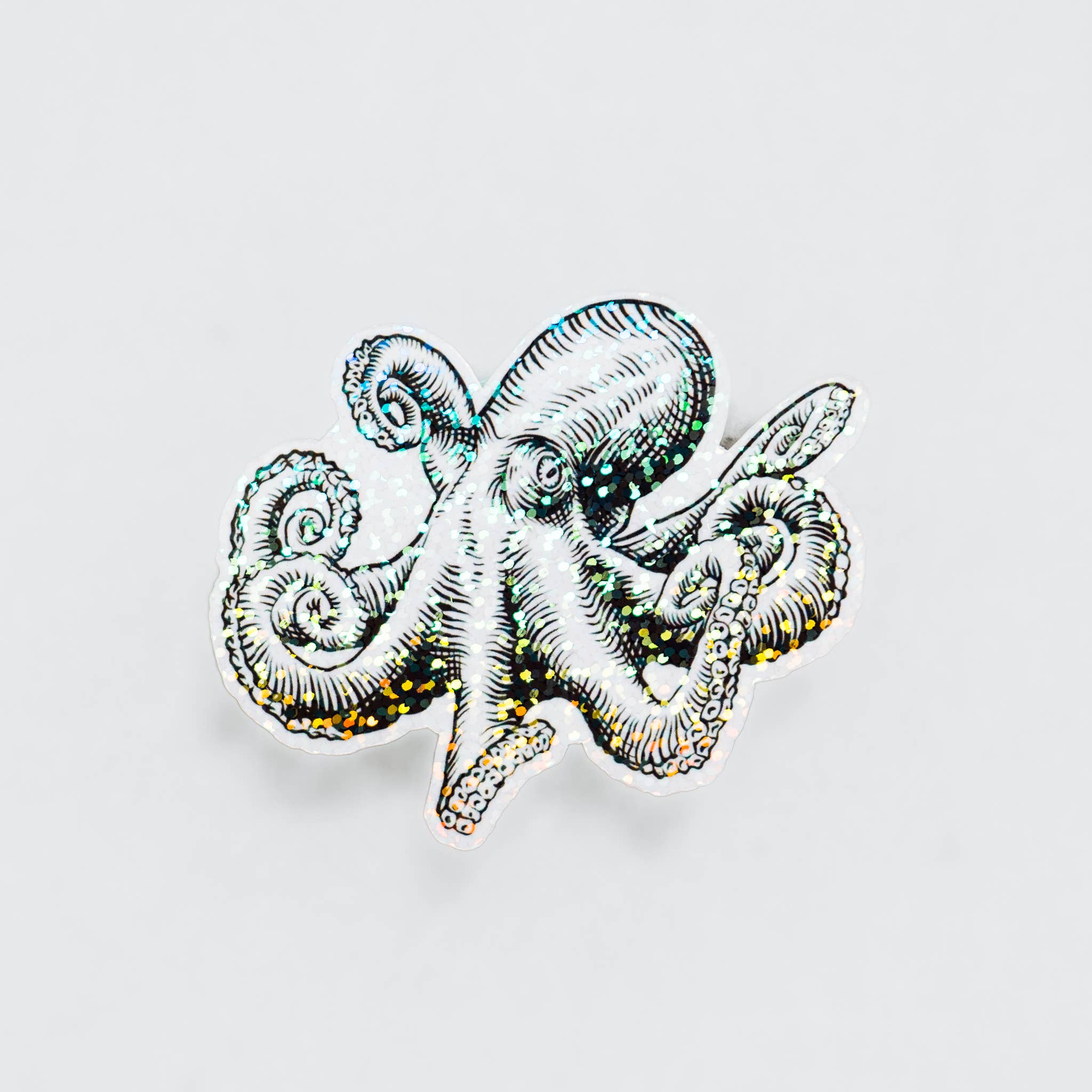 Our Wild Puget Sound – wholesale Sticker – Black Octopus Vinyl Sticker1