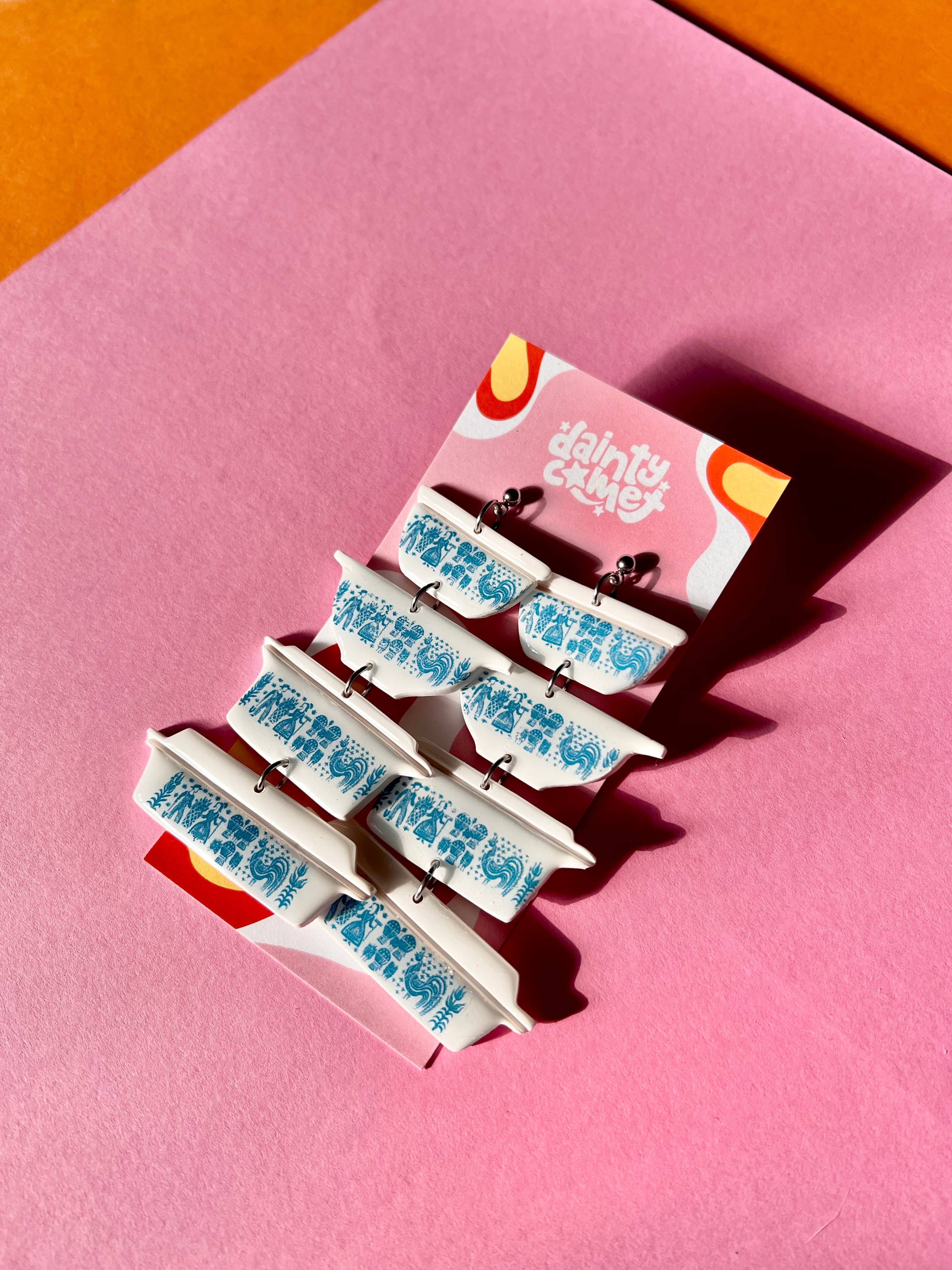 Dainty Comet - Wholesale Dangle Earrings - Vintage Inspired Cookware Earrings1