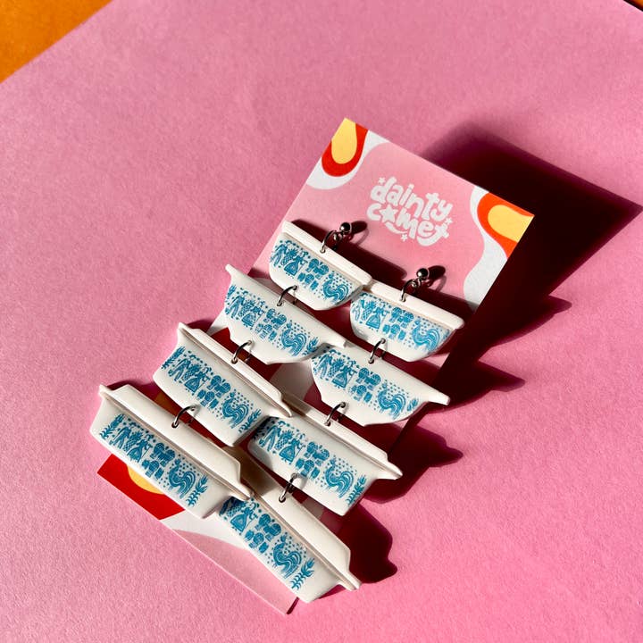 Dainty Comet - Wholesale Dangle Earrings - Vintage Inspired Cookware Earrings1