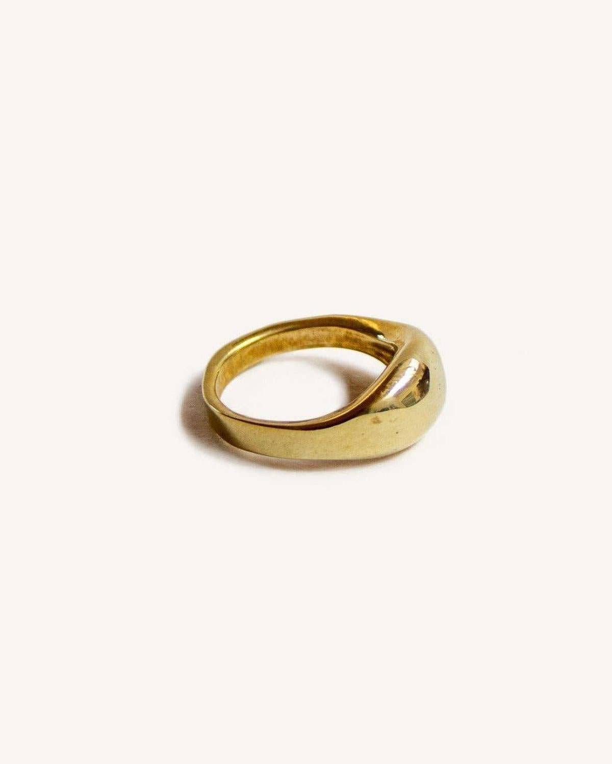 Dea Dia - Wholesale Band/Stacked Ring - Dome Pinky Ring6