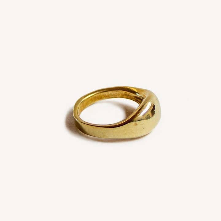 Dea Dia - Wholesale Band/Stacked Ring - Dome Pinky Ring6