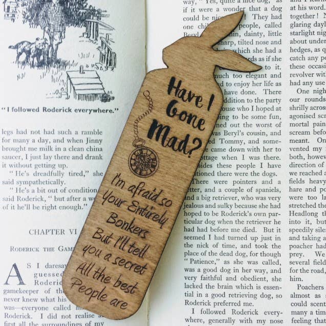 Alice in Wonderland Bookmark for wholesale by Cornish Whispers
