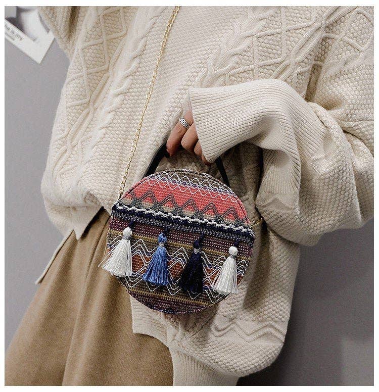 Orange BOHO Crossbody Bags  HB1154 for wholesale on Faire2