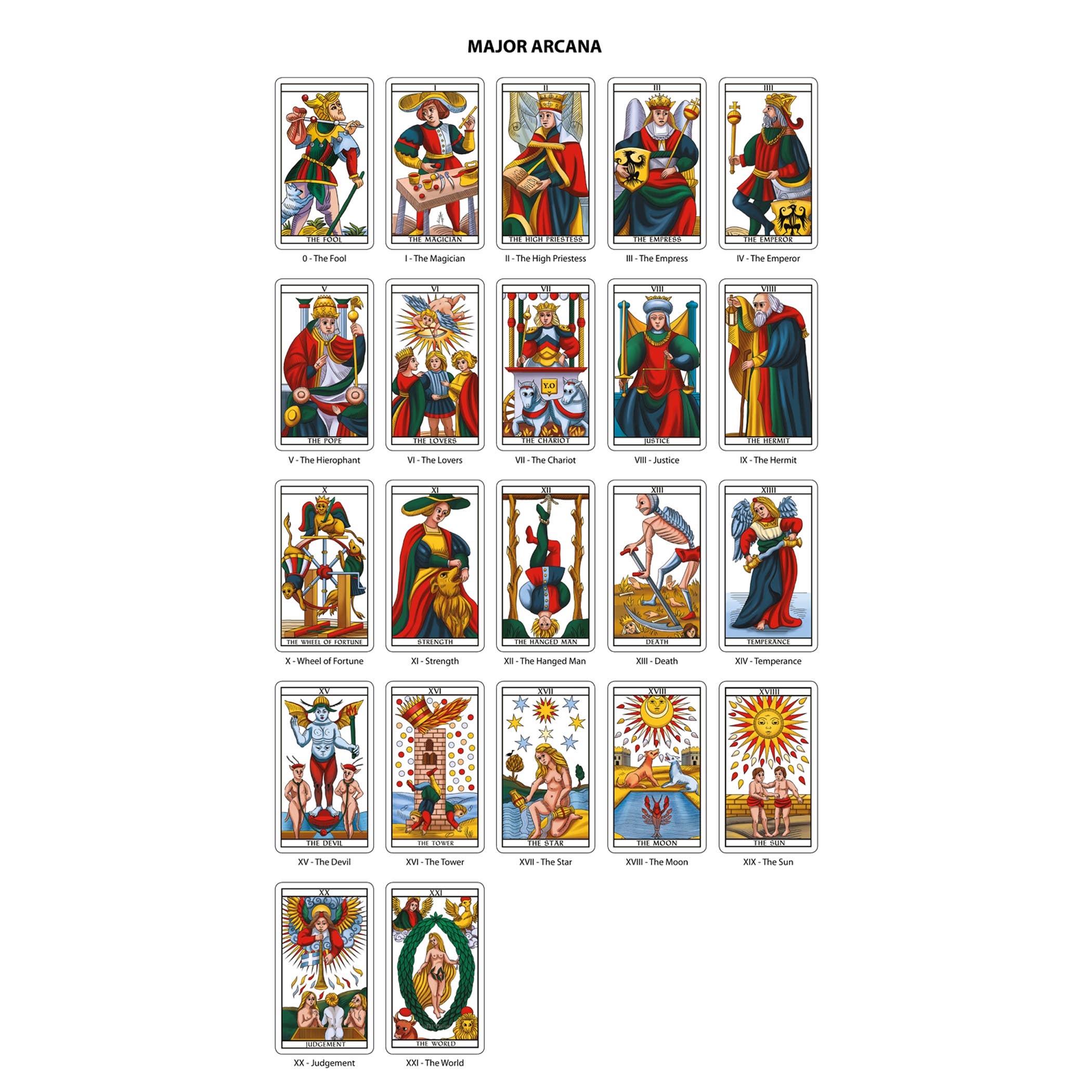 Da Brigh Tarot - Vendita all'ingrosso Tarocchi - Tarocchi di Marsiglia storici - Mazzo di carte remasterizzato6