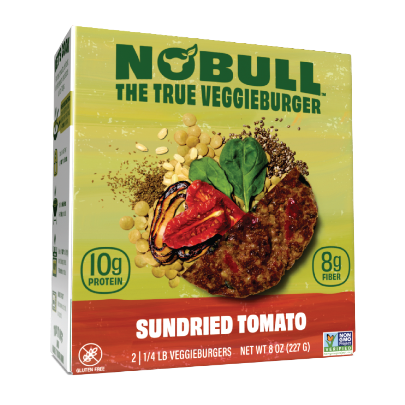 NoBull Burger - Wholesale Shelf Stable Prepared Meal - NoBull Sundried Tomato0