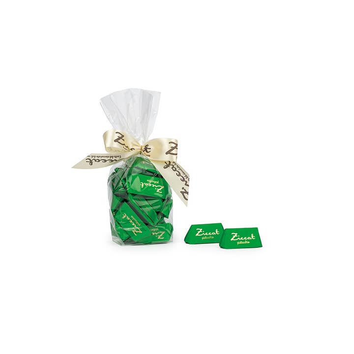 Ziccat - Wholesale Chocolade - Gianduiotto Pistache 200G - Made In Italy
