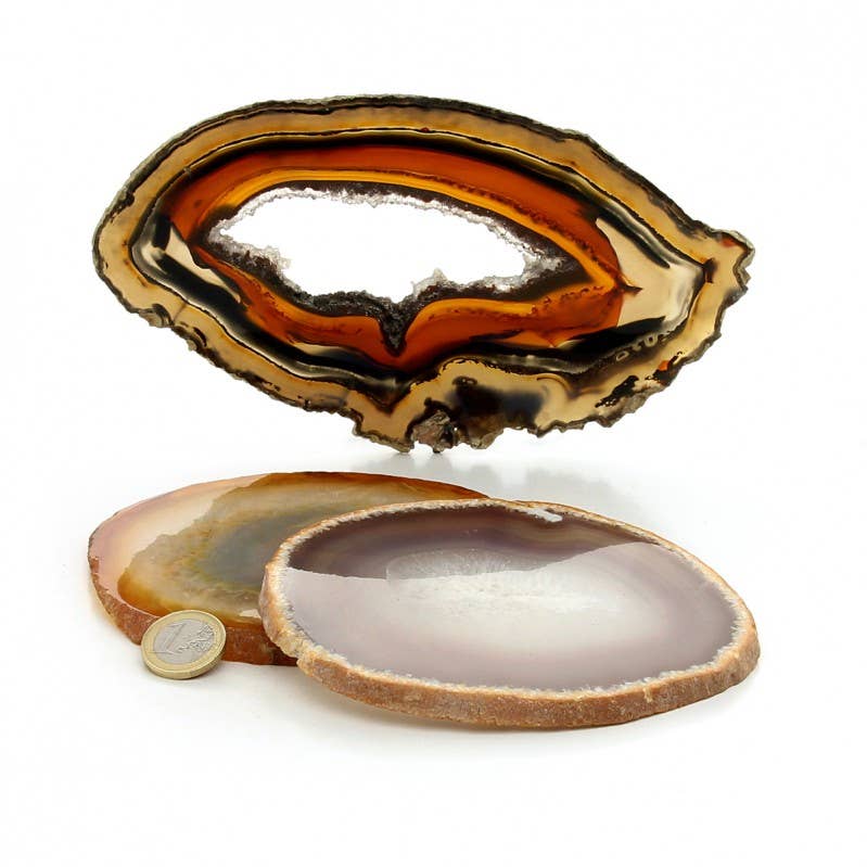 UniArt - Vendita all'ingrosso Pietra/cristallo spirituale - Fette di agata naturale colorata - vari formati7