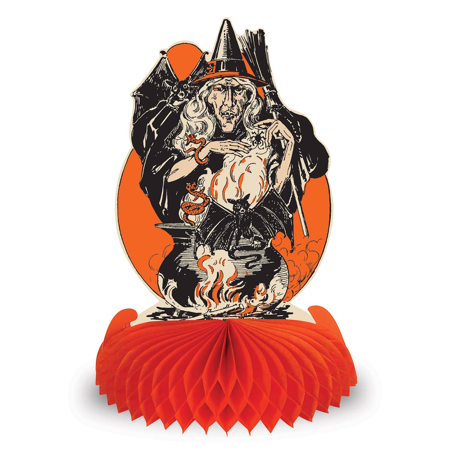 Beistle - Wholesale Decal - Party Decorations - Vintage Halloween Centerpieces, 9", Pack of 41