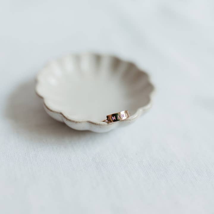 Barberry & Lace Handmade Jewelry - Wholesale Band/Stacked Ring - Mama Bar Ring | 14k Gold Fill & Sterling Silver