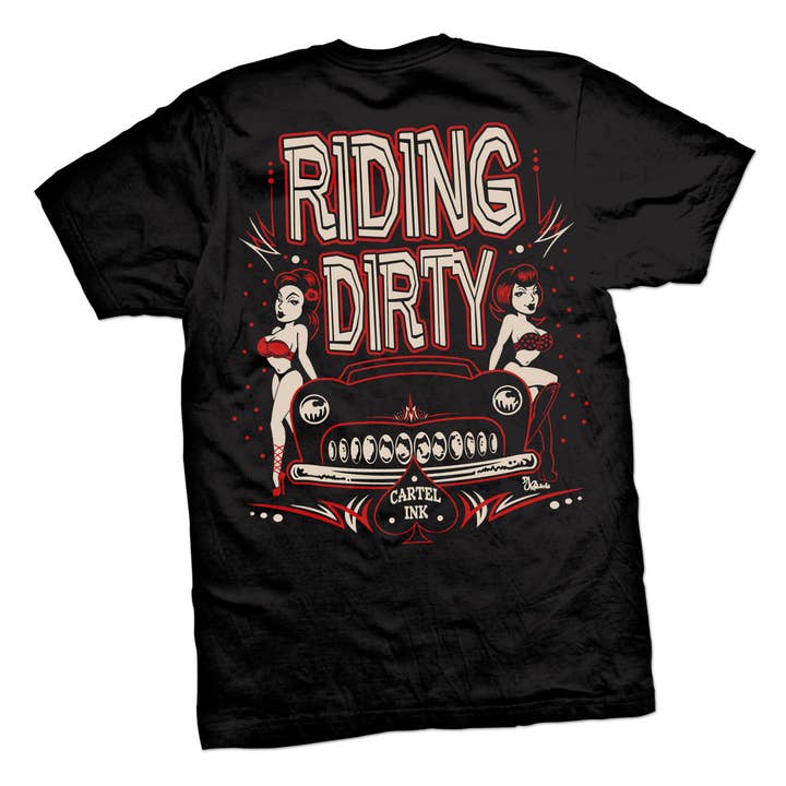 Riding Dirty Men's Graphic T-Shirt for wholesale by Cartel Ink