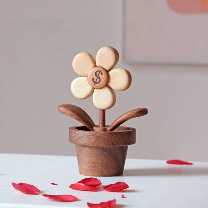Senser Woodcraft – wholesale Doftpinnar – Money Blossom - Skrivbordsleksak/Trädiffusor