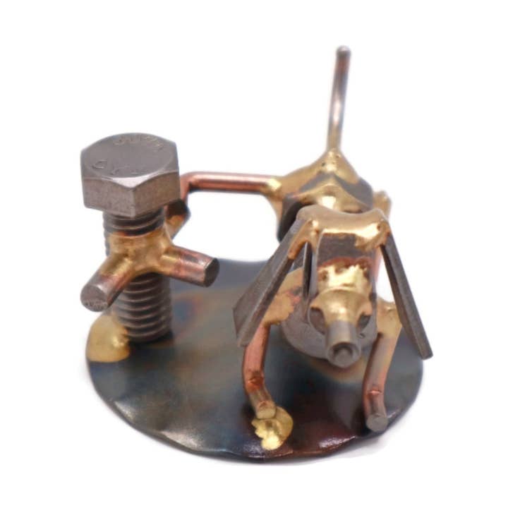 Dog Peeing on Fire Hydrant for wholesale by Rock Creek Metal Craft