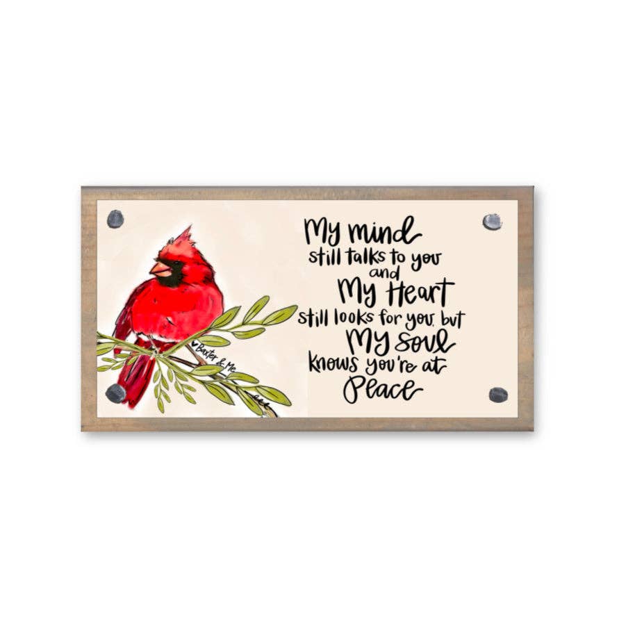 Baxter & Me - Wholesale Decorative Tabletop Object - You're at Peace Driftwood Happy Block1