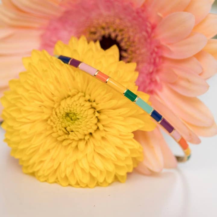 MantraBand - Wholesale Cuff Bracelet - Live Life In Full Color