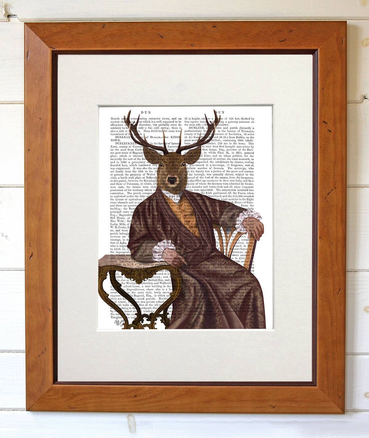 FabFunky Ltd - Wholesale Art Print - Illustrious Deer Book Print / Art Print / Wall Art2