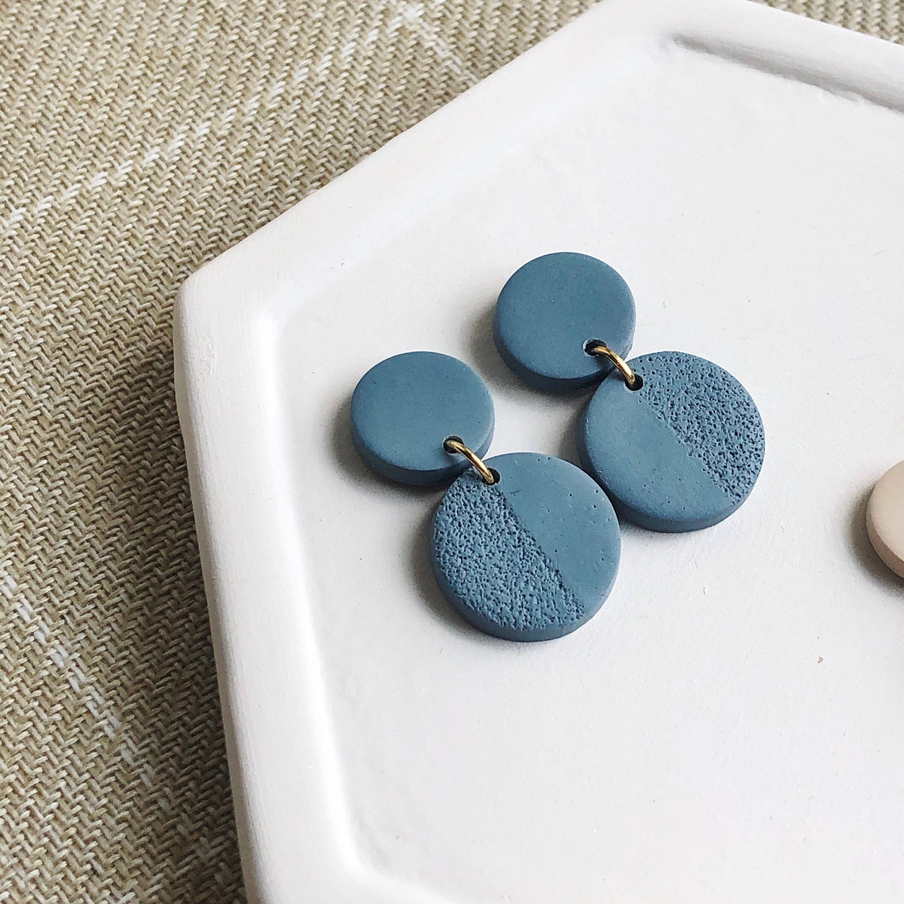 Courage & Calling - Wholesale Dangle Earrings - Petite Textured Circle Dangles3