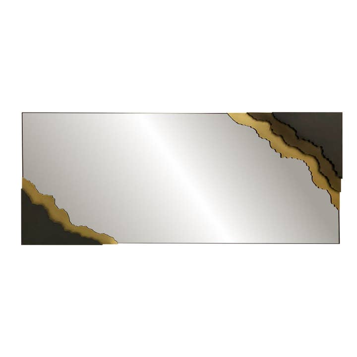 Peterson Housewares & Artwares - Wholesale Wall Mirror - Dual-Tone Metal Frame Floor and Wall Mirror3