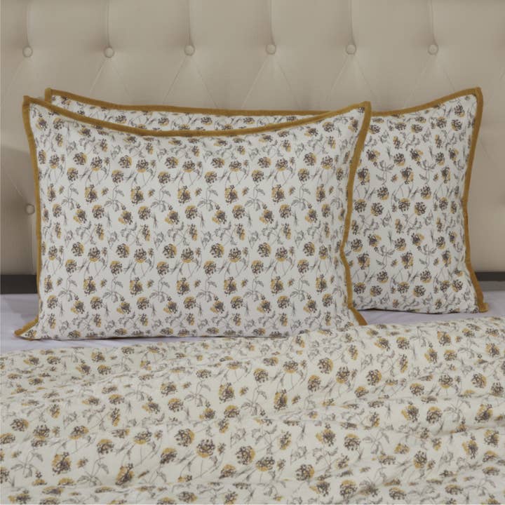VHC Brands - Wholesale Bedding Pillowcase/Sham - Morning Meadow Floral King Sham 37Lx21W