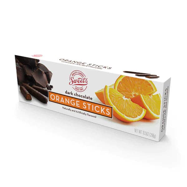I Got Your Candy - Wholesale Chocolate - Sweet's Dark Chocolate Sticks Orange 10.5oz -6ct1