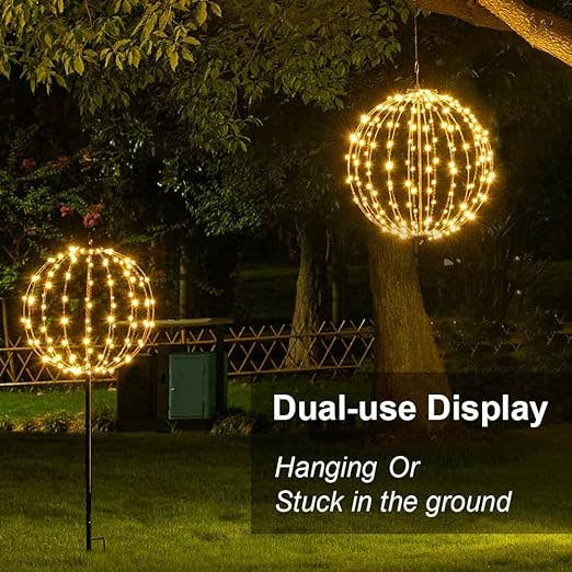 LIGHTSHARE - Wholesale Outdoor/Lawn Light - LED Ball Light, Warm White, Various Sizes and Finishes12