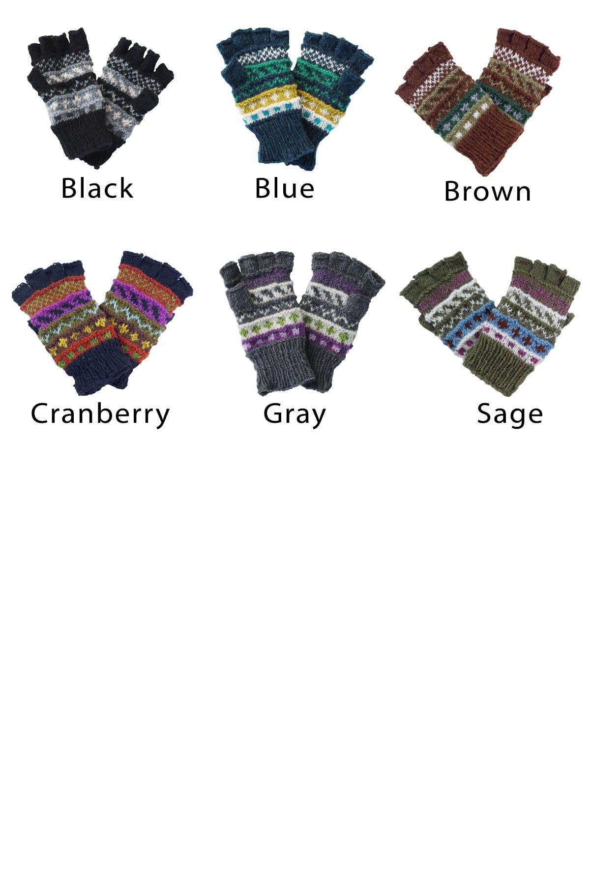 Lakhays Collection Inc. - Wholesale Arm Warmers - Women's - Winter Love Wool Unisex Arm Warmer Fingerless Gloves5