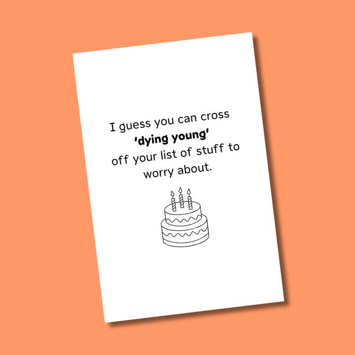 Immagino che tu possa cancellare «Dying Young» dalla tua lista per la vendita all'ingrosso da parte di Two Brits Print Co