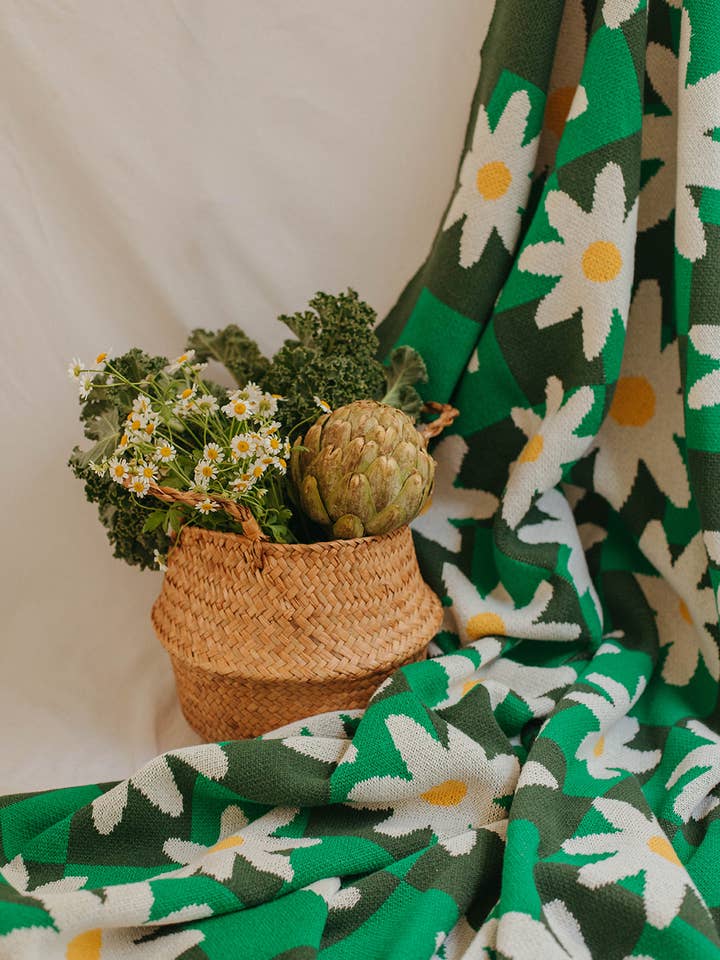 Daisy Fields Throw for wholesale by Anne Gates Studio