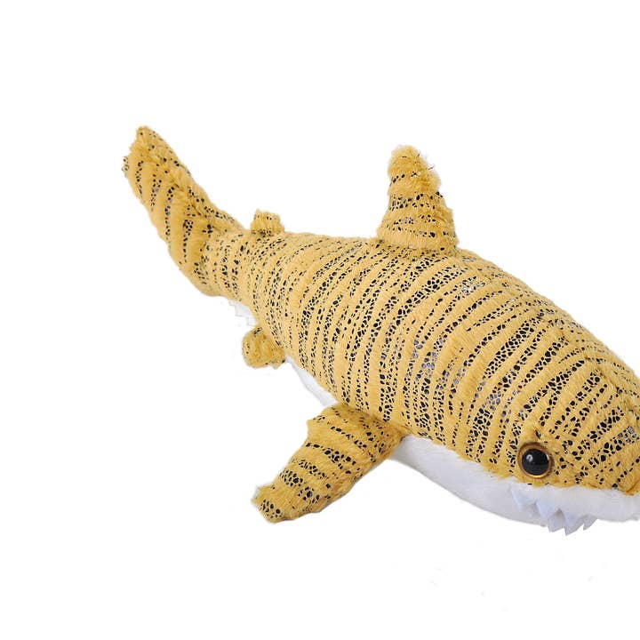 Wild Republic - Wholesale Stuffed/Plush Toy - Kids & Baby - Foilkins Tiger Shark Stuffed Animal 12"