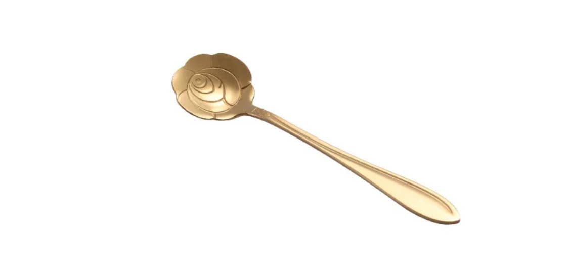 Serenity Collective - Wholesale Table Spoon (Cutlery) - Floral Spoons0