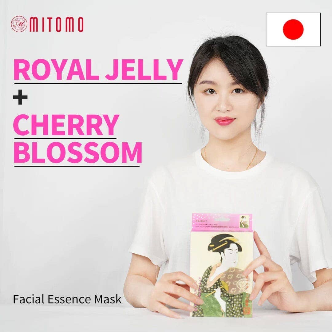 Dessigns - Wholesale Skincare Face Mask - MITOMO - Anti-Aging Mask Royal Jelly and Cherry Blossom2