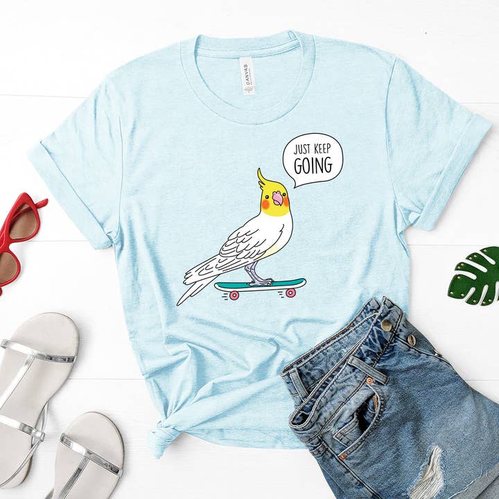 Camiseta gráfica Cockatiel por atacado de Superr Sunday