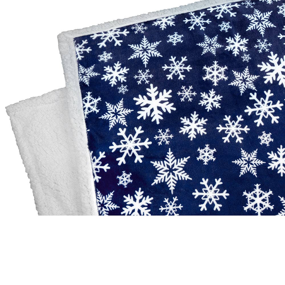 Pavilia - Vente Plaids - Plaid sherpa de Noël réversible22