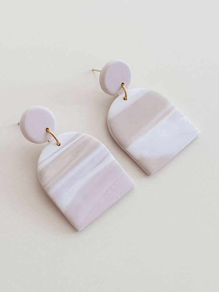 Archi marmorizzati chic Blush e White per la vendita all'ingrosso da parte di Florence and Fig