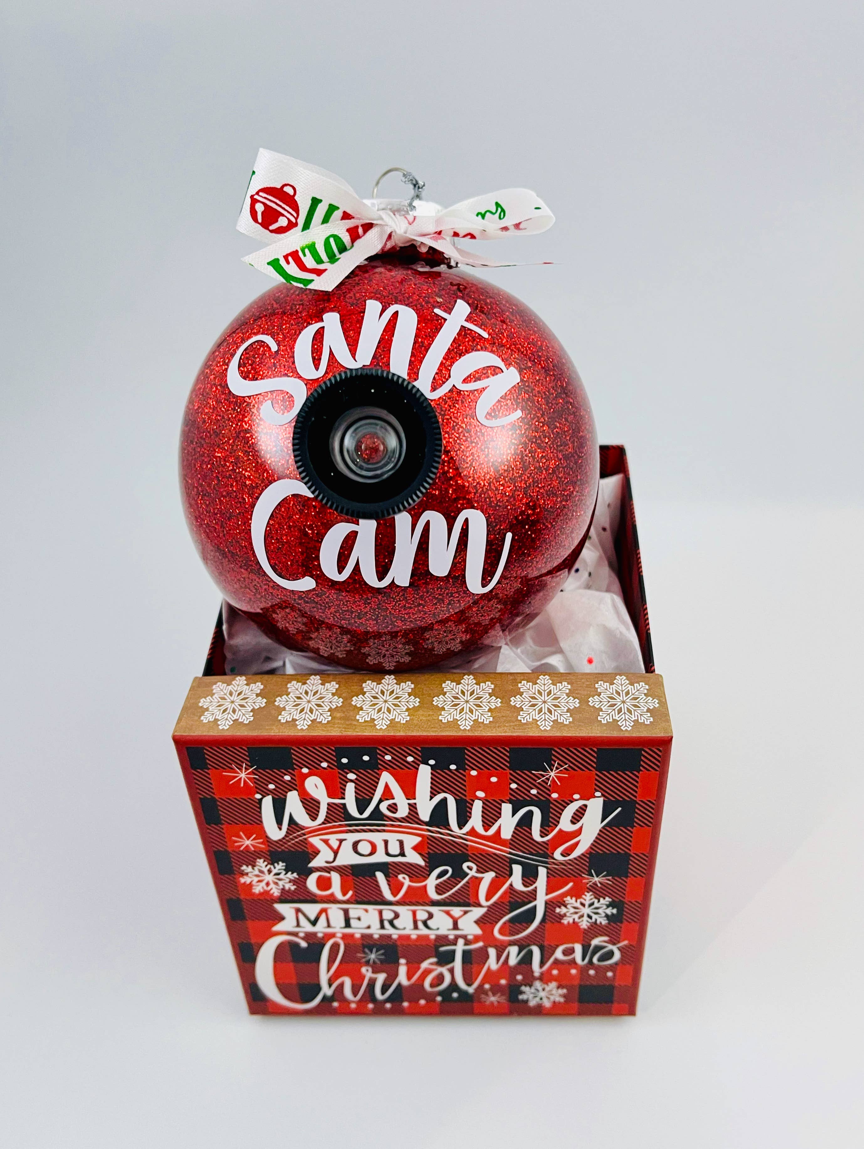 SunshineSoulMD - Wholesale Ornament - Santa Cam Christmas Ornament1
