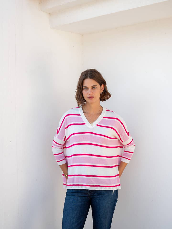 MERSEA - Wholesale Knit Top - Women's - Catalina V Neck Sweater66