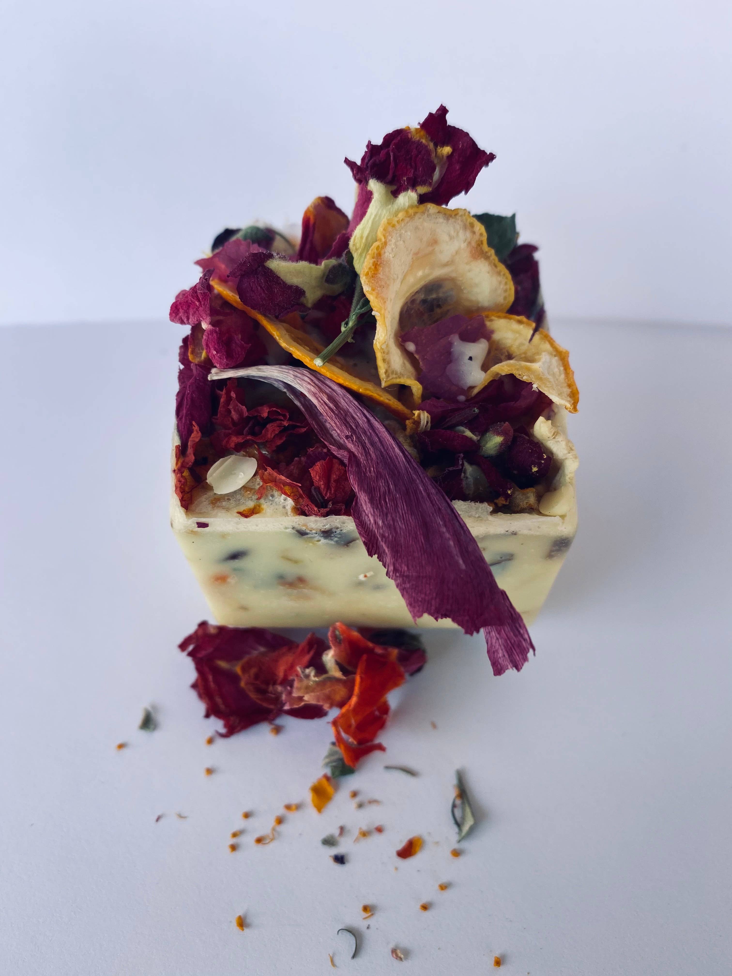 Aphrodeedee - Vente Pains de savon - Savon aux fruits à la fleur de figuier (1 pain ou 8 cubes)4