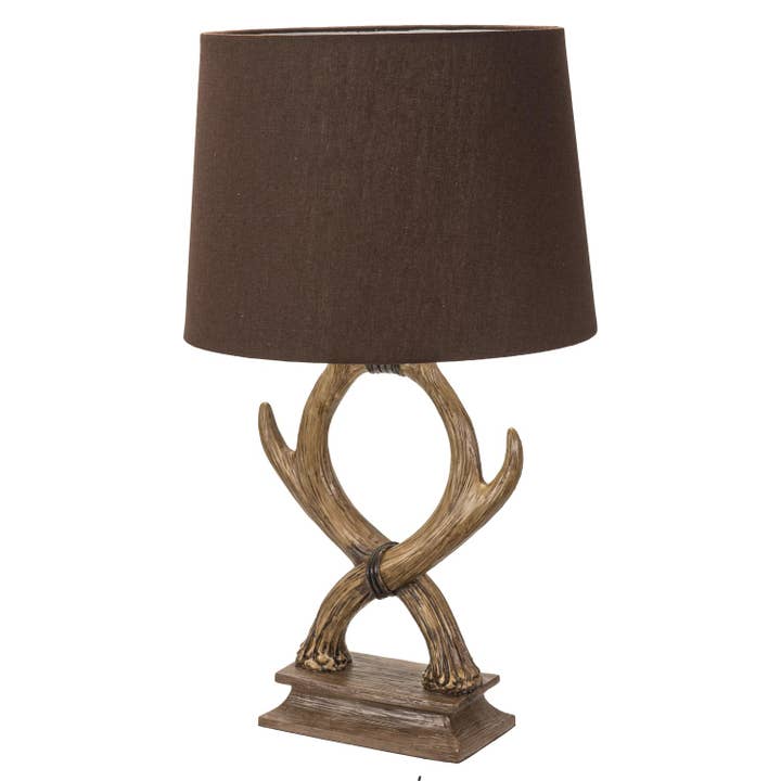 Pacific Trading - Wholesale Accent/Desk Lamp - Cabin Dear Antlers Desk Lamp2