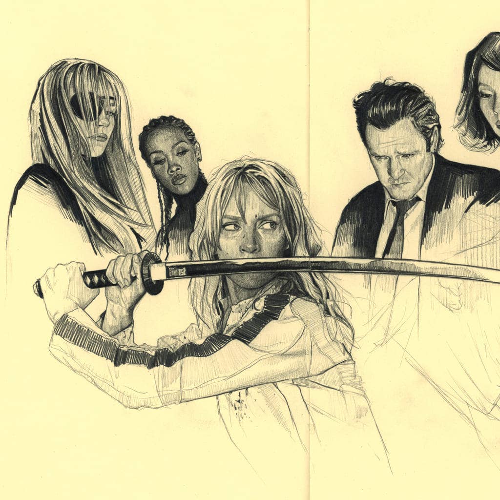 Belén Diz Juncal - Wholesale Poster - Movie illustrations - Poster - Kill Bill1