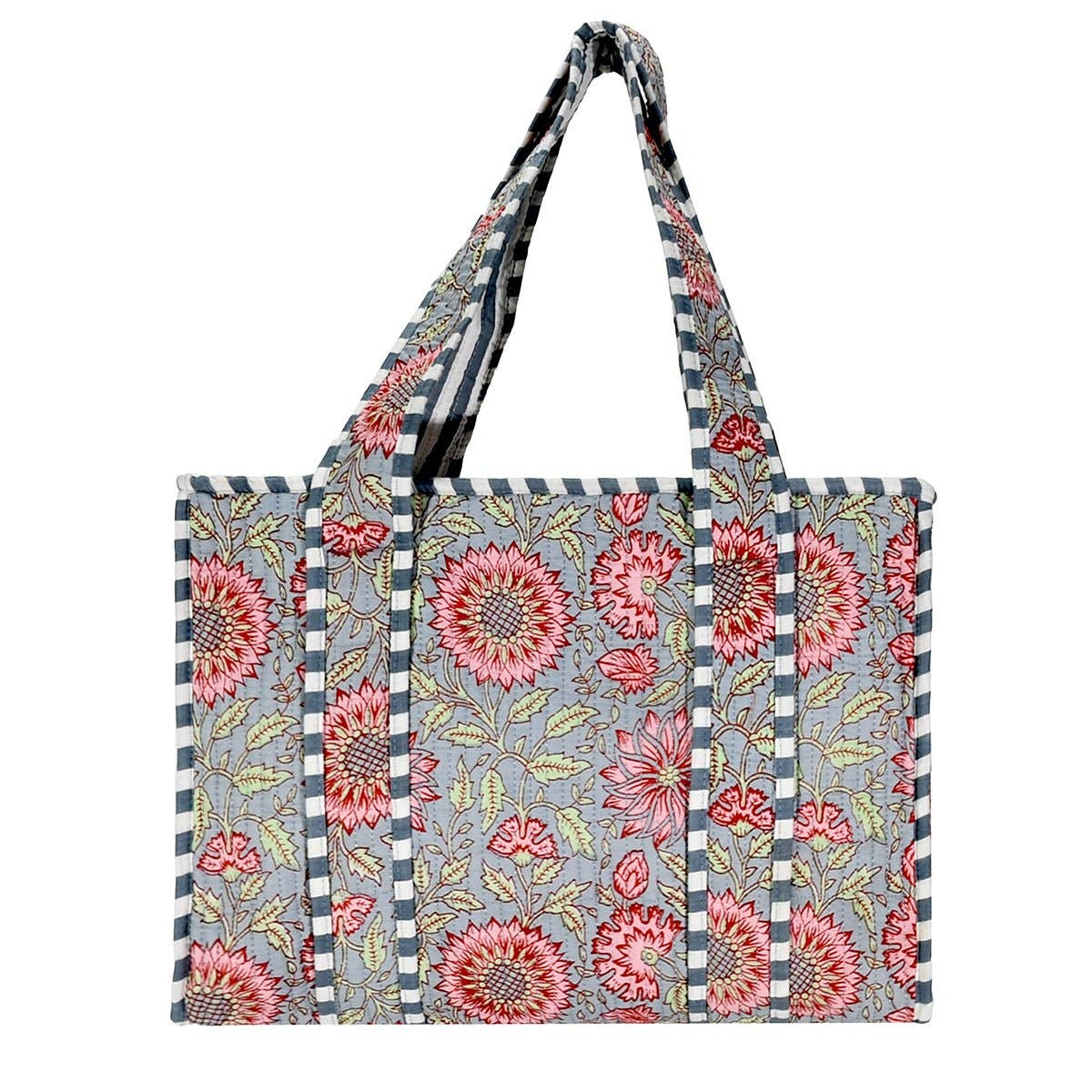 BNB Crafts Inc. - Wholesale Tote Bag - Women's - Cotton Block Print Tote Bag- Small & Large0