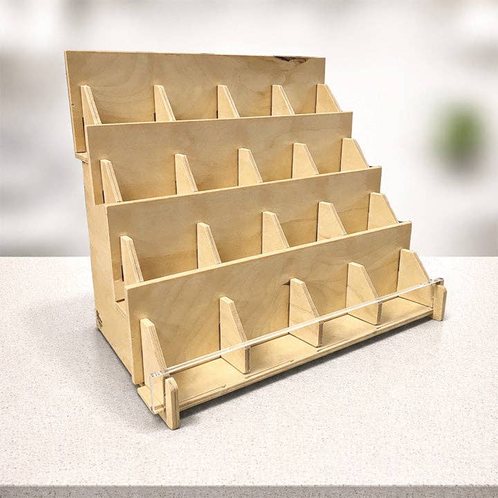 Houten tafeldisplay voor Share-It kaarten voor wholesale door Legacy