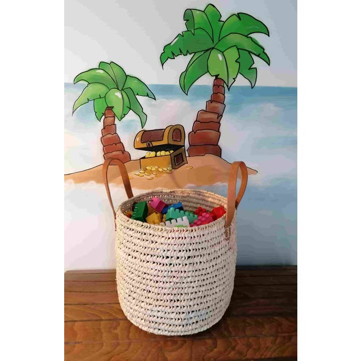 Boutique Huléti - Vendita all'ingrosso Cestino - Bambini e neonati - Scatola portaoggetti per cestini, per animali di peluche, giocattoli... 3 misure tra cui scegliere6