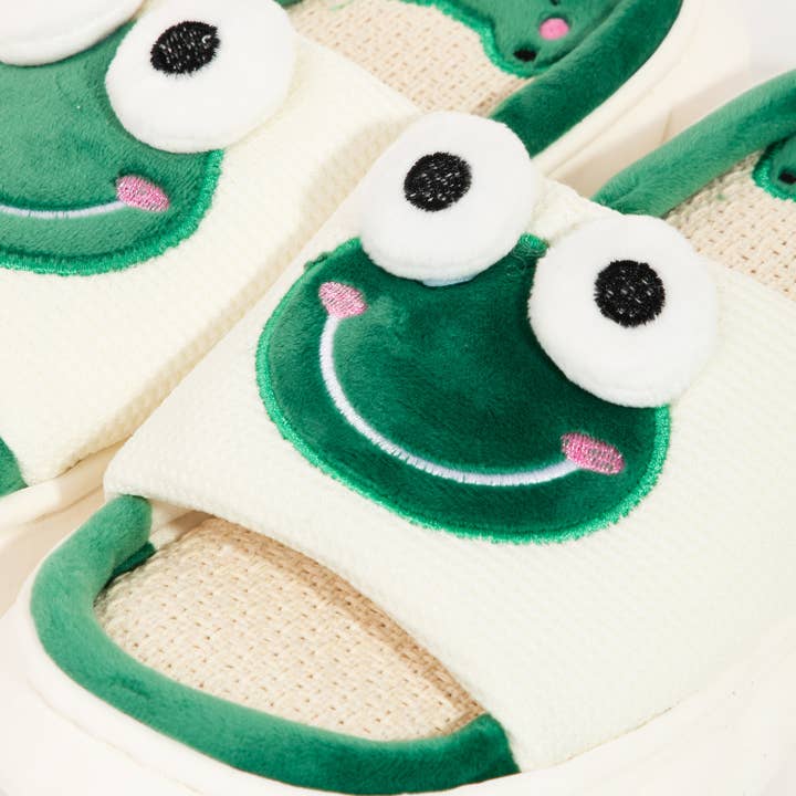 Collections by Fame Accessories - Wholesale Slippers - Women's - Frog Slippers
