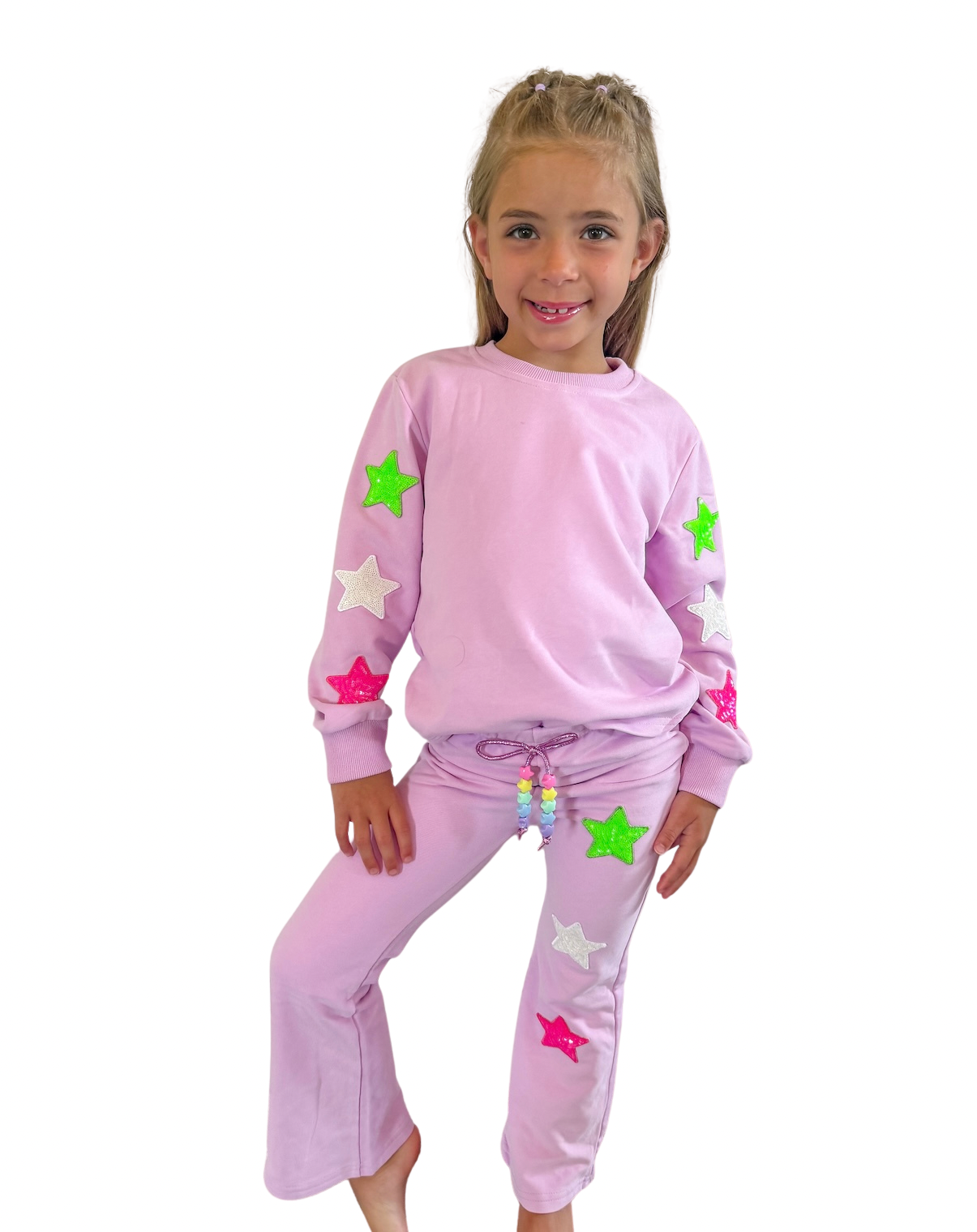 Ellie and Mila - Wholesale Top & Pant Set - Kids - Star Girl Set3