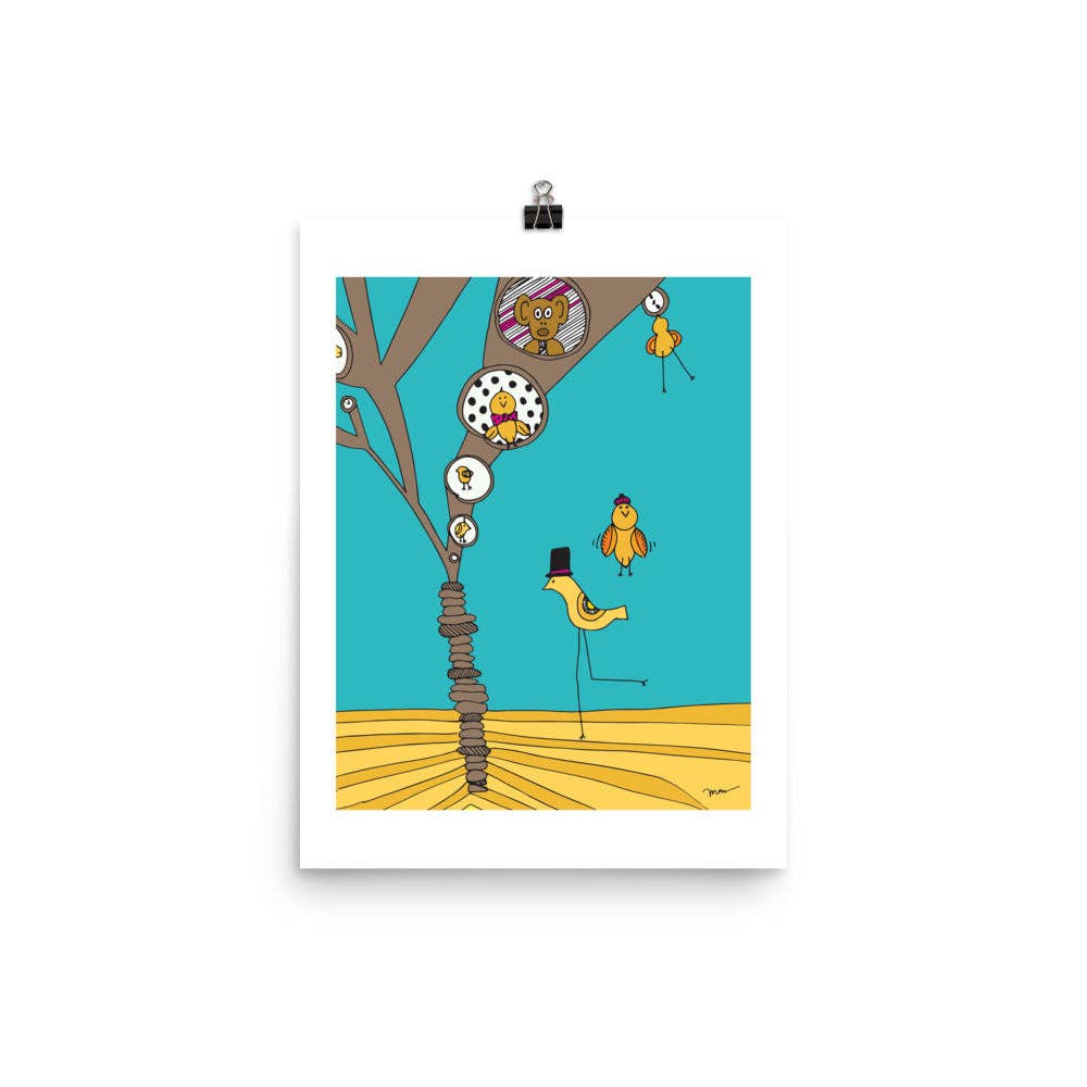 The MoMeMans - Wholesale Art Print - Treehouses Print10