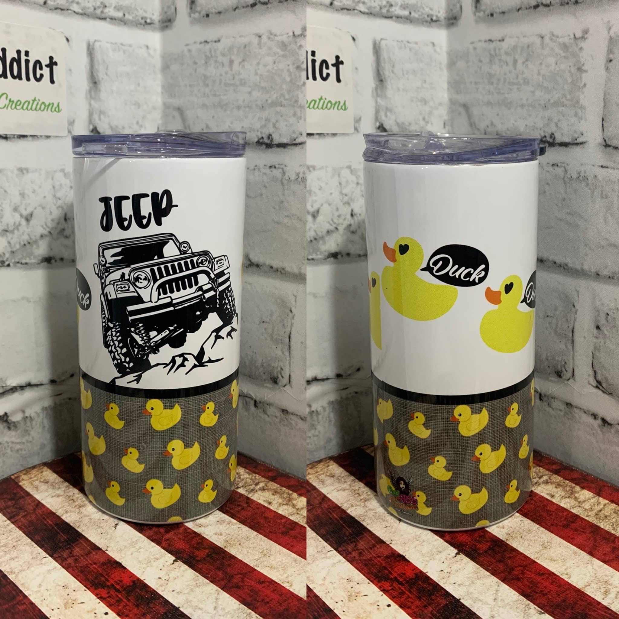 Duck Duck Jeep Tumbler