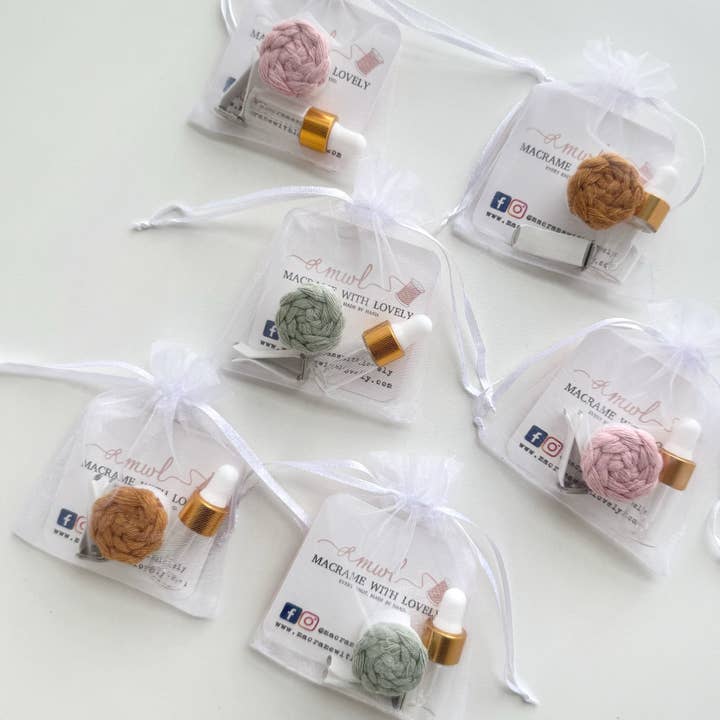 Macrame with Lovely – wholesale Car Freshener - Women’s – Flower Car Air Vent Diffuser3